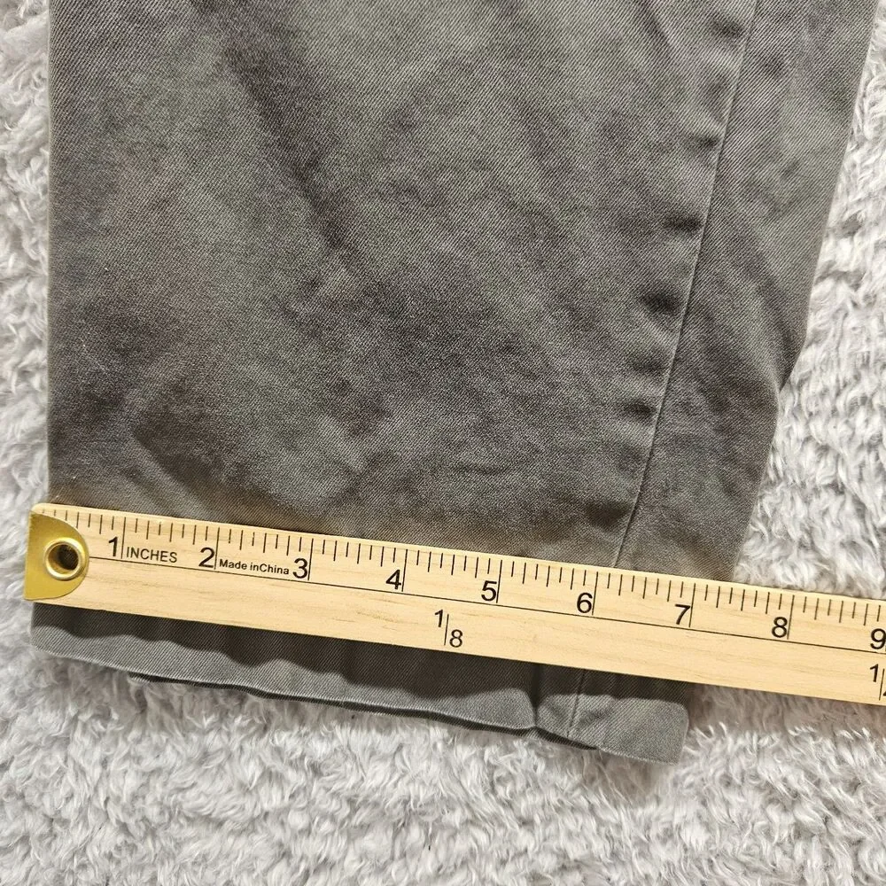 Banana Republic Gray Aiden Chino Mens Size 33x32 Classic Preppy